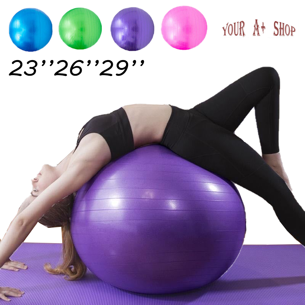 Exercise Ball for Fitness Pilates Stability Balance Yoga Workout Anti Burst 